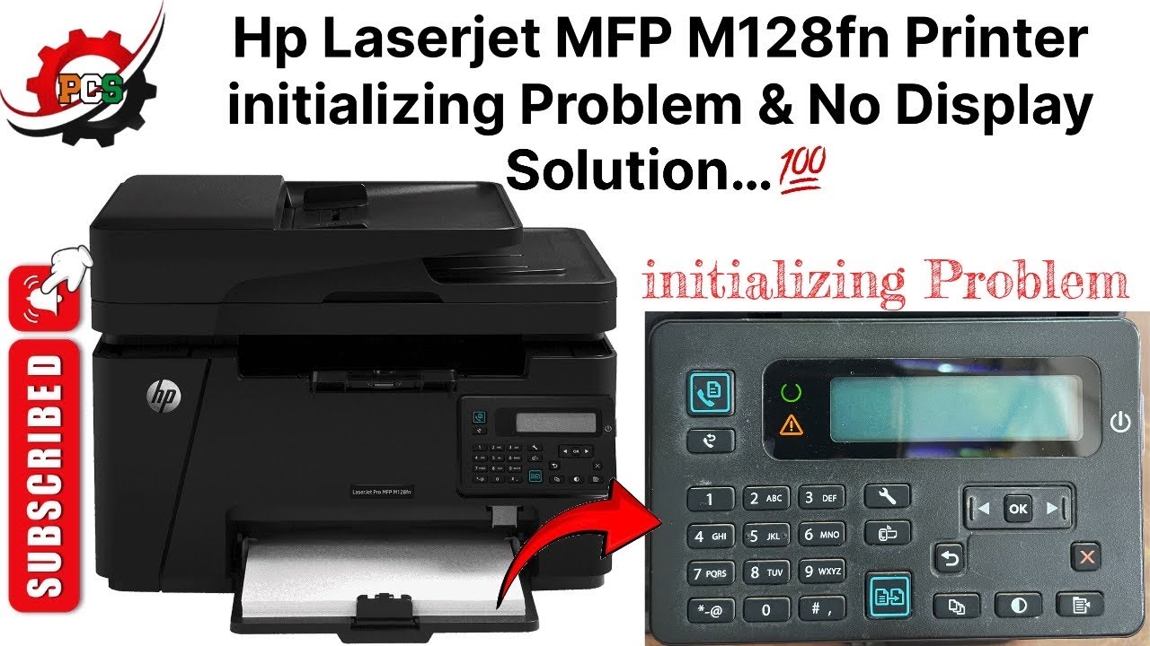 Hp Laserjet MFP M128fn Printer initializing Problem & No Display Solution || Hp initializing Problem