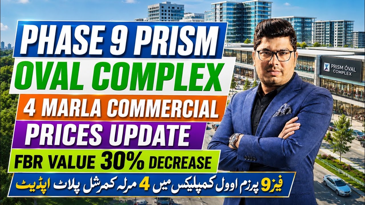 📉 Цены в DHA Phase 9 Prism Oval Complex после снижения стоимости FBR | Свежий обзор рынка 2026 года
