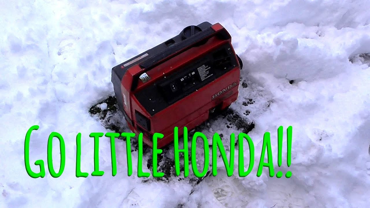 Honda EX650 Snowstart...
