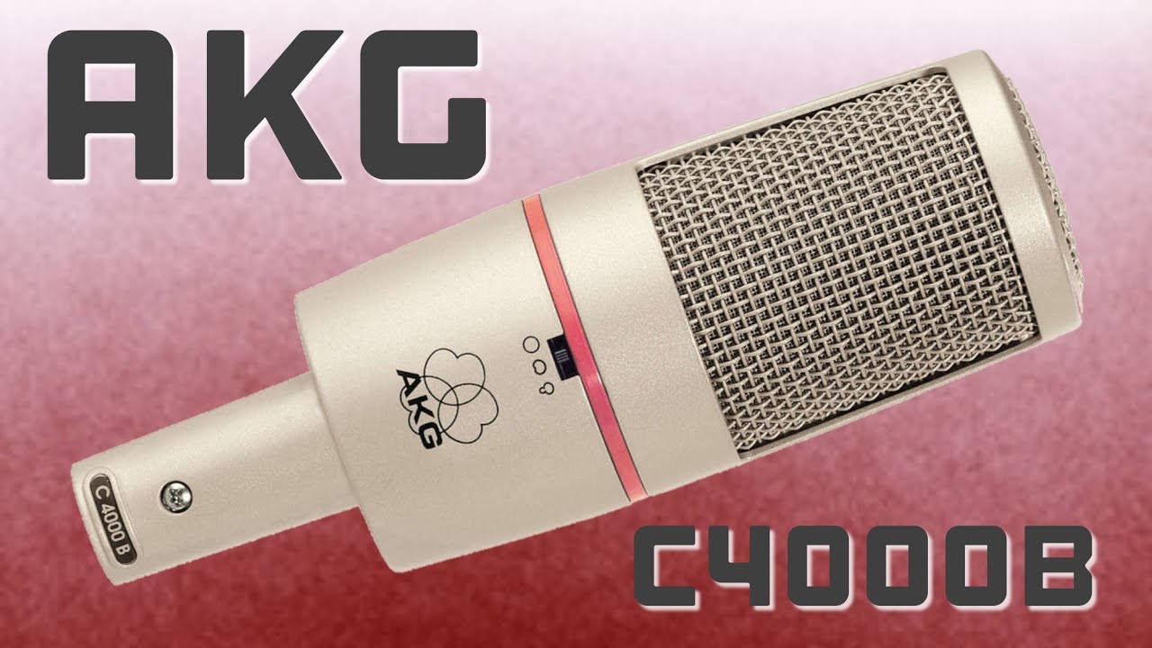 AKG c4000b Condenser Microphone Test / Review (before studio was built)