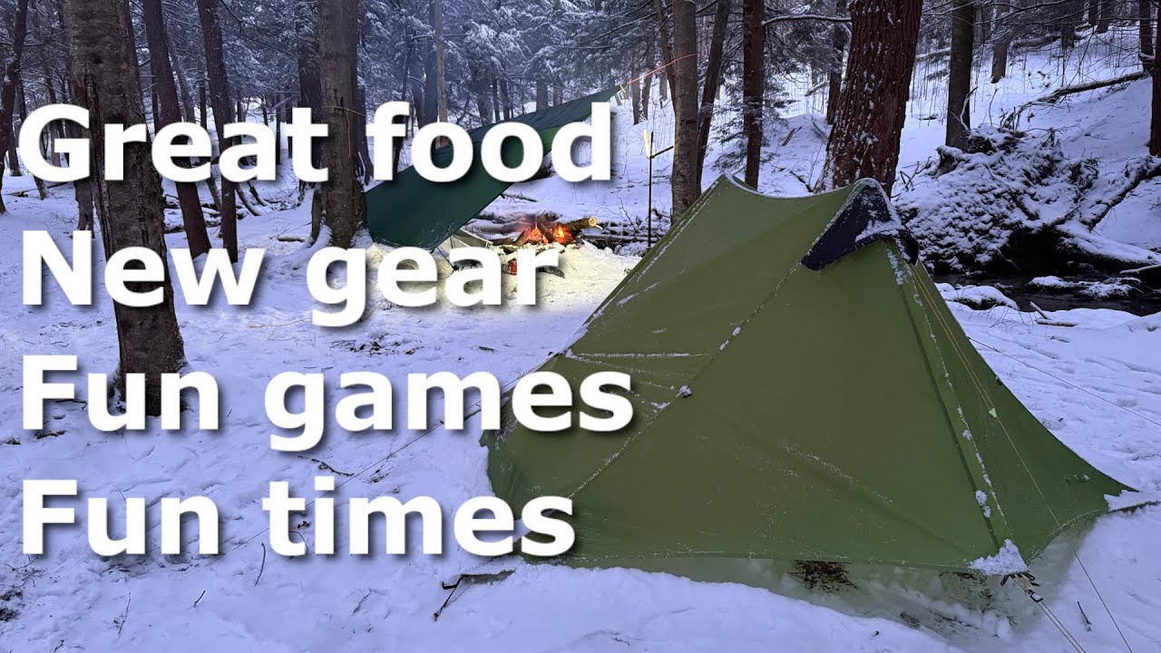 I Took a Game Console Backpacking in 15°F Winter Conditions
