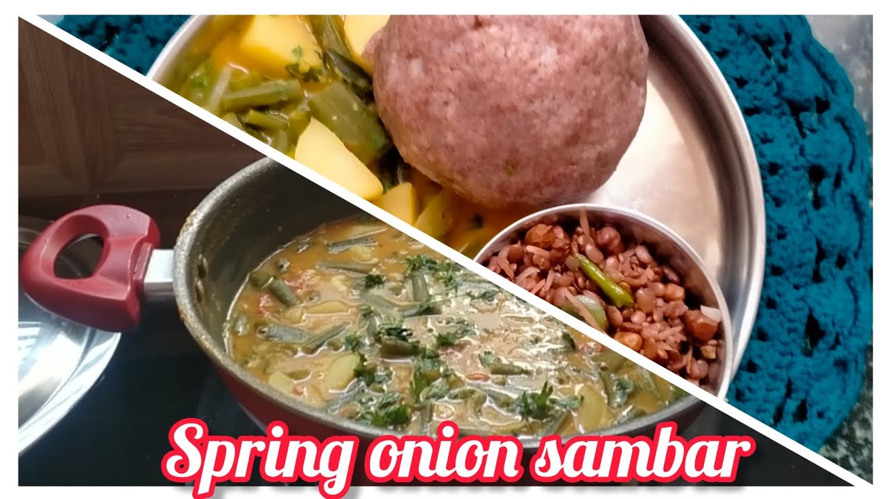 ಈರುಳ್ಳಿ ಹೂವಿನ ಸಾಂಬಾರ್ ಈ ರೀತಿ ಒಂದ್ಸಲ ಮಾಡಿ ನೋಡಿ|Spring Onion sambar 