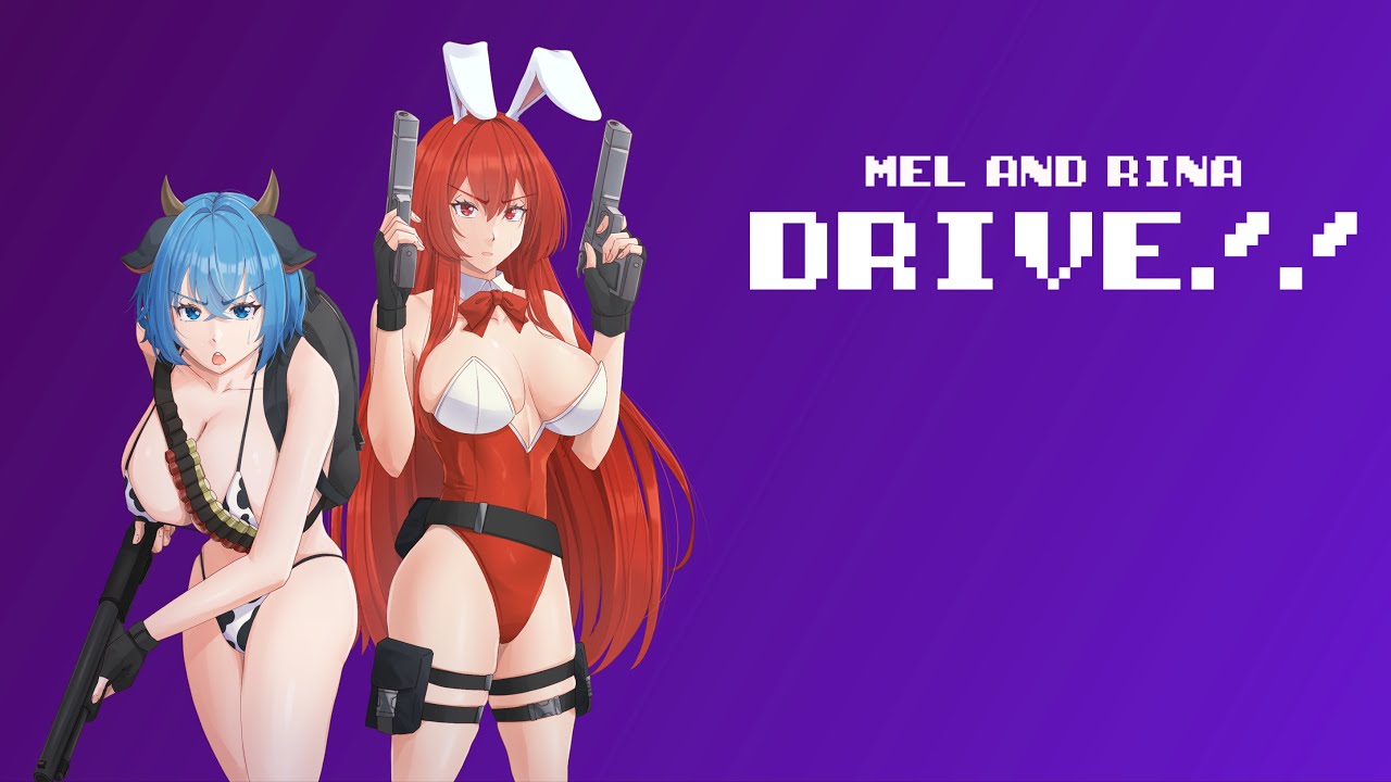 Mel and Rina 🐰🐮 DRIVE!!! 🧟 SURVIVING HORROR 🧟‍♀️ 🧟‍♂️ Anime Expo 2025
