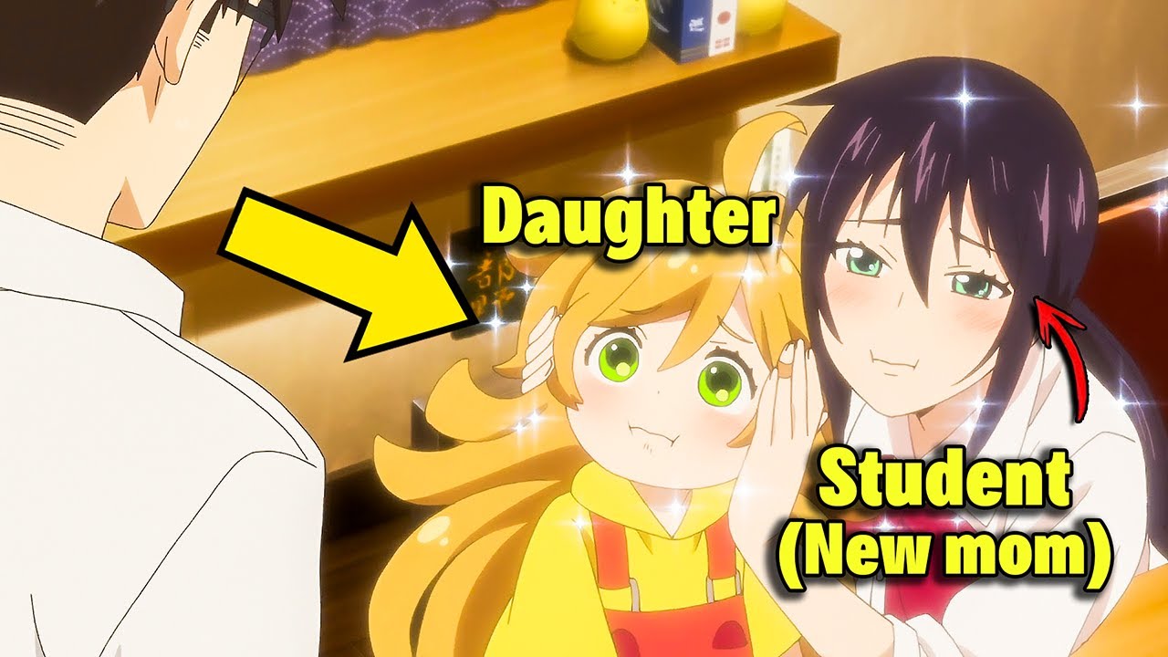 Dad raise orphan daughter with his cute student | Anime recap
