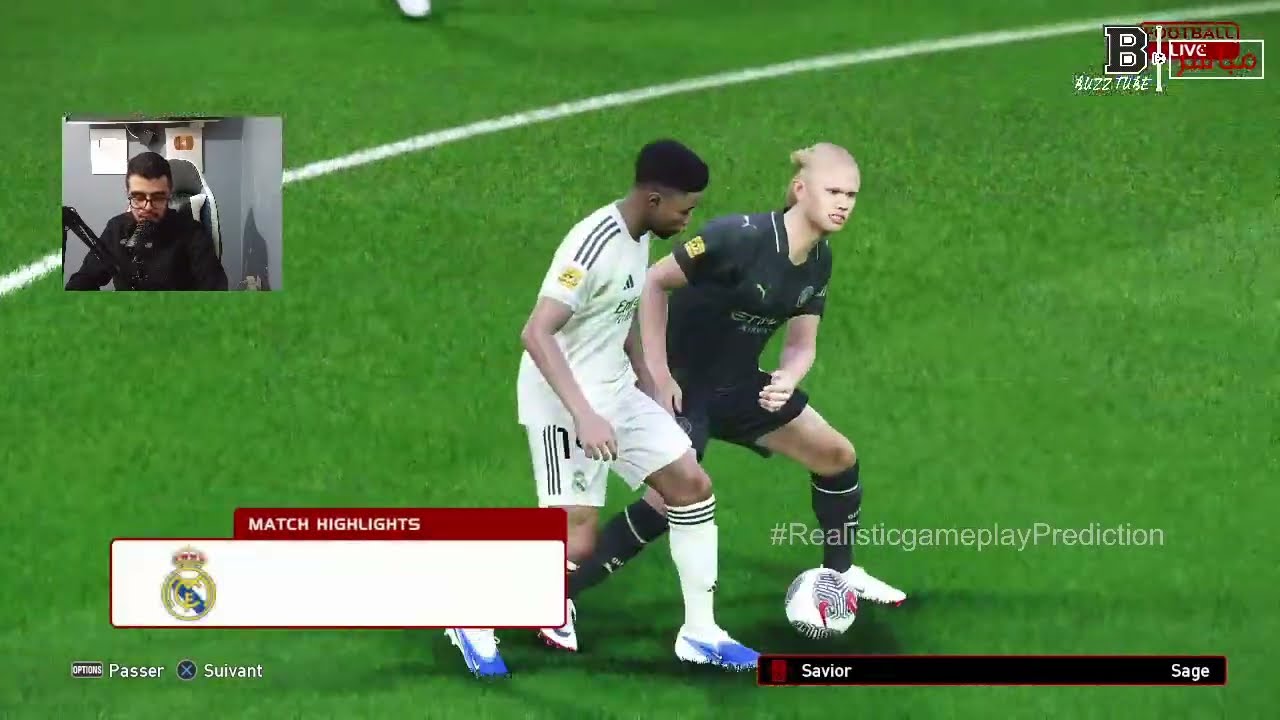 🎮 ريال مدريد ومانشستر سيتي | دوري أبطال أوروبا 2026 | محاكاة مباراة اليوم PES2021 