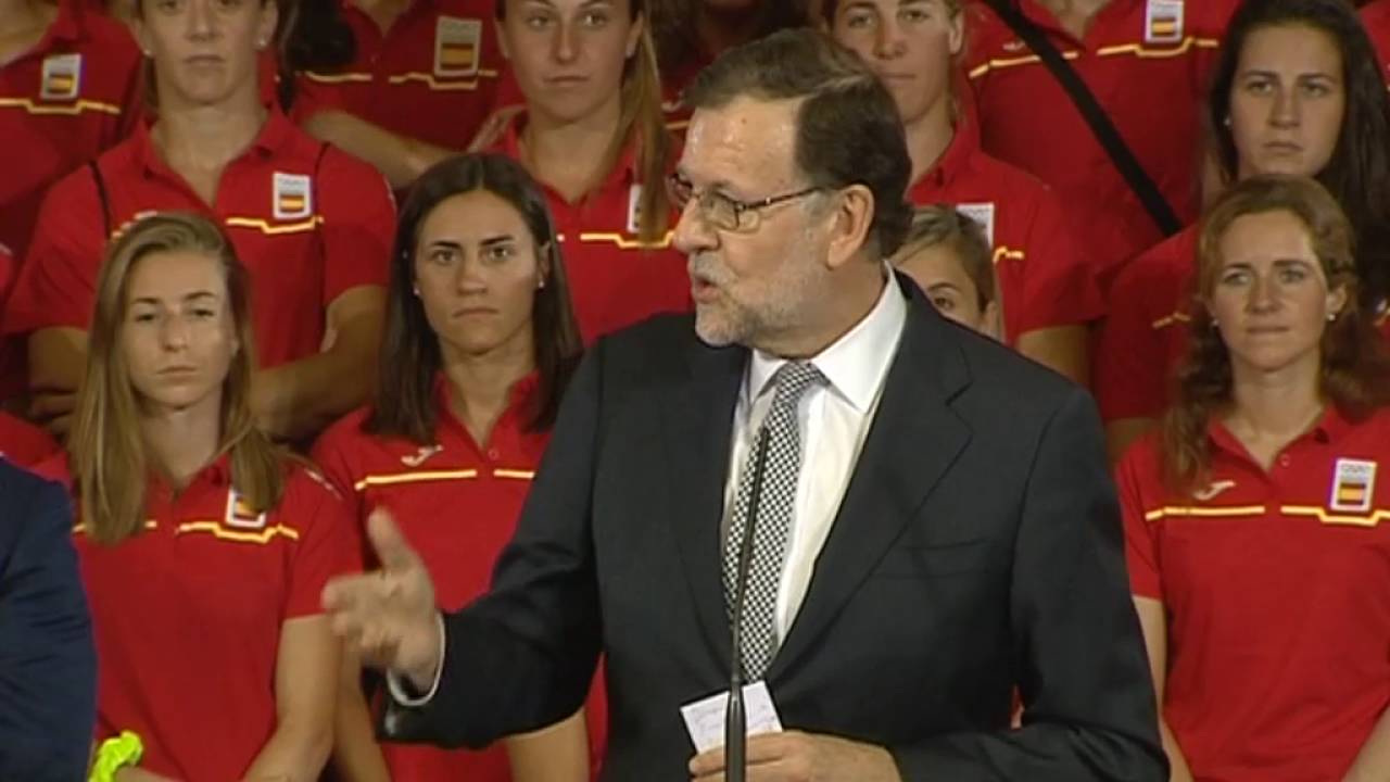 Recepción al equipo español participante en los Juegos Olímpicos de Río de Janeiro