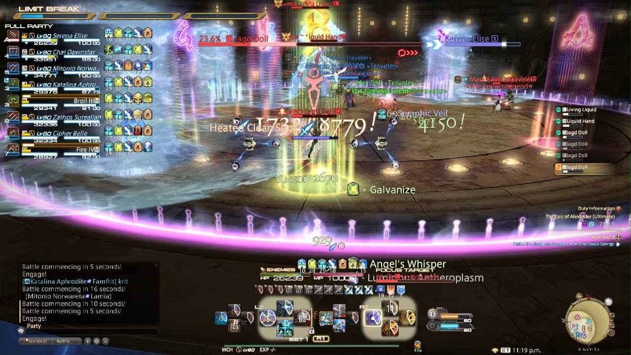 FFXIV TEA Reclear MCH POV