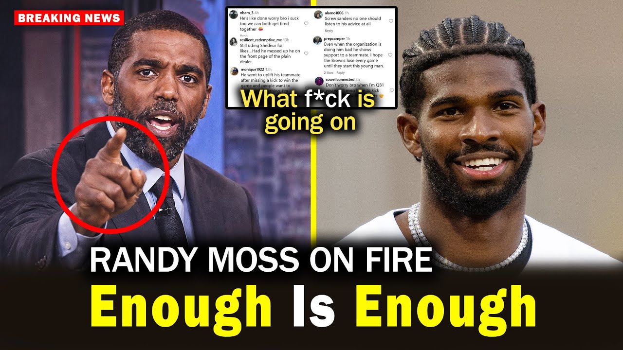 Randy Moss ENDS the Anti-Shedeur Sanders Narrative on Live TV – Viral Moment
