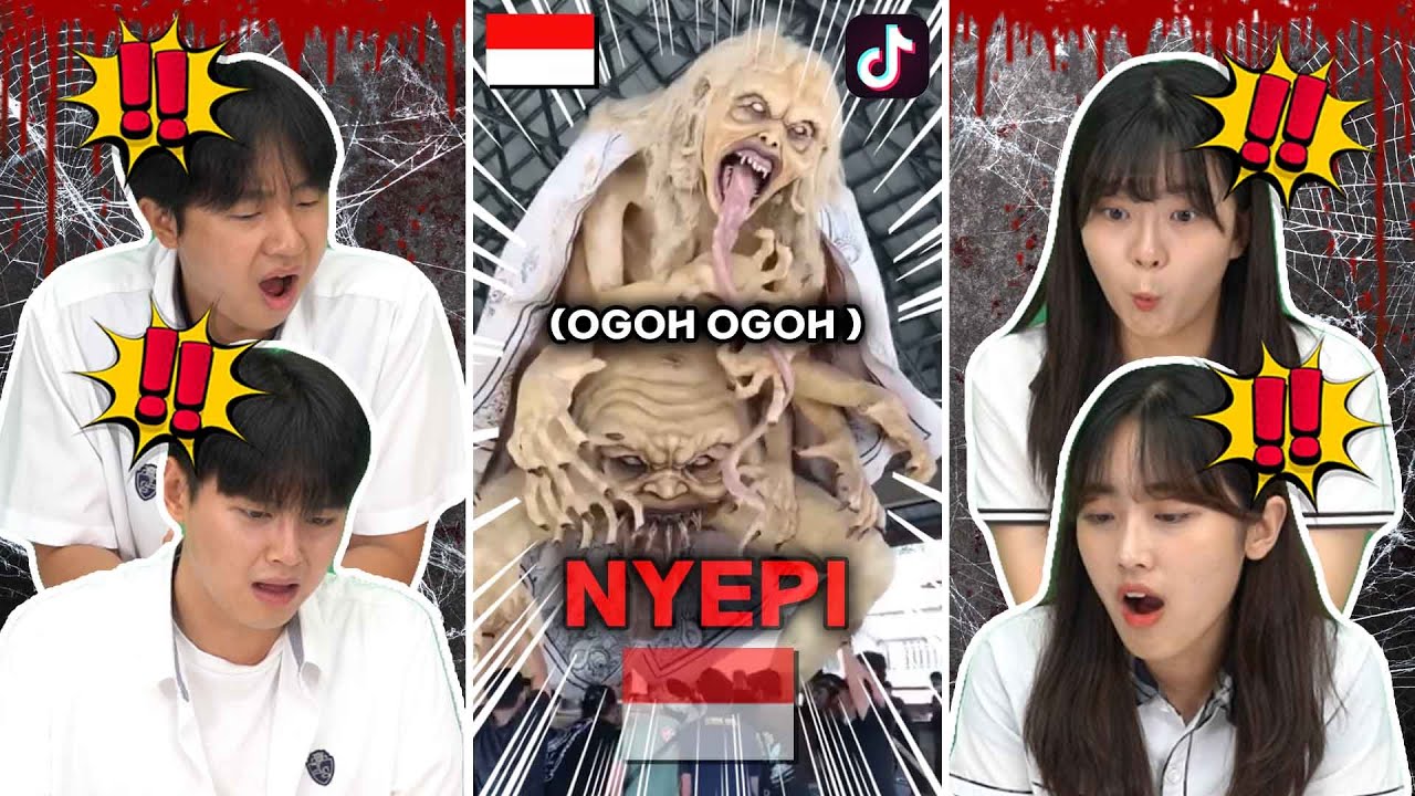 Reaksi siswa Korea saat pertama kali melihat hari raya NYEPI Bali di Indonesia 🇮🇩🇰🇷 😆😆