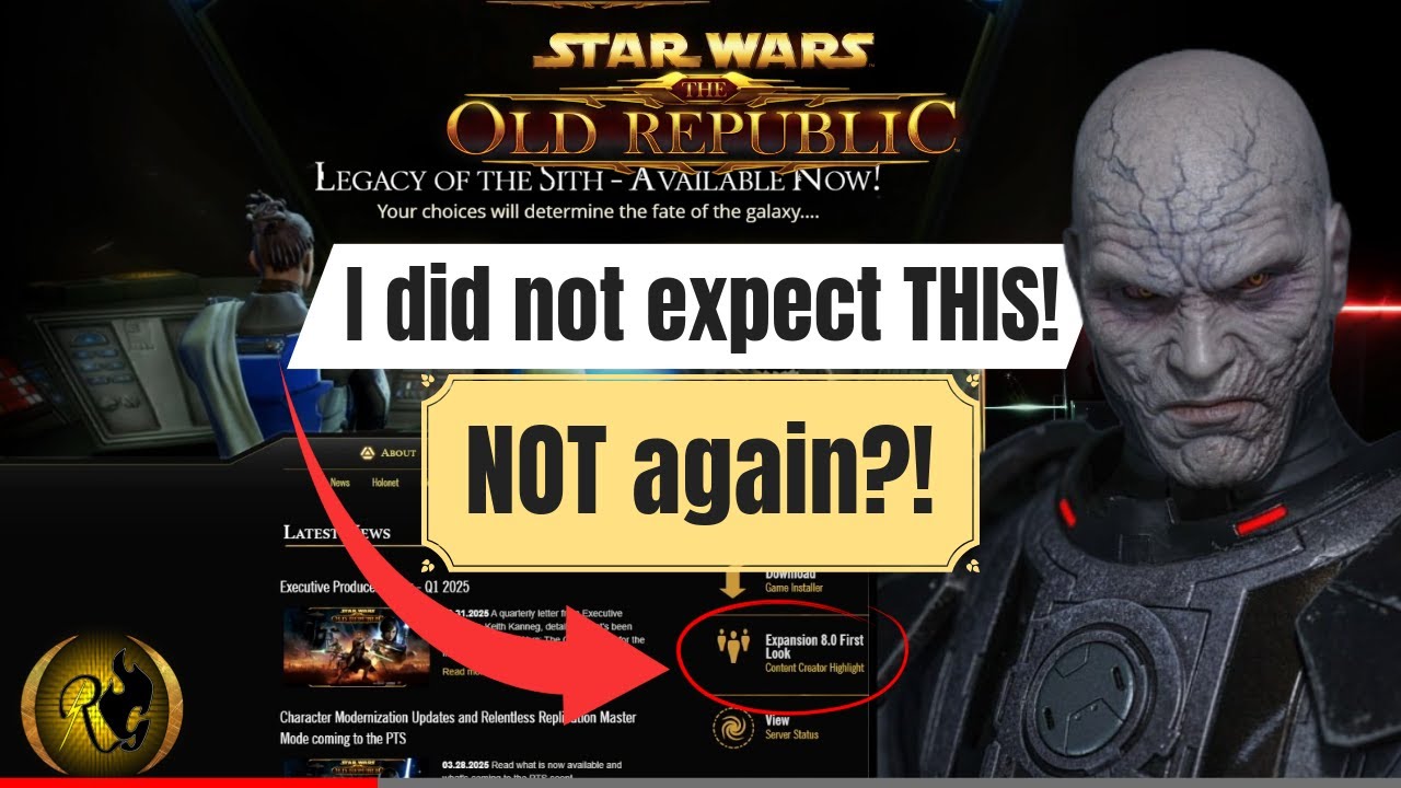 I regret making this video about SWTOR Expansion 8.0 2025