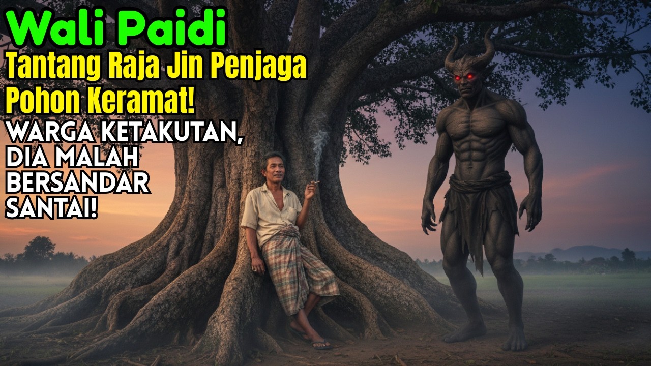 Wali Paidi Tantang Raja Jin Penjaga Pohon Keramat, Warga Ketakutan, Dia Malah Bersandar Santai!