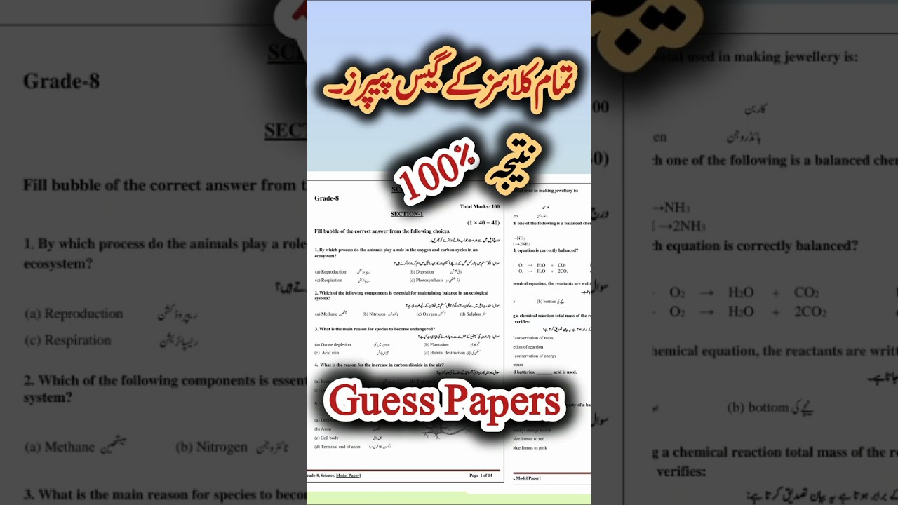 guess paper 2026🥰|papers leaked| #guesspaper2026 #pecta #sba #shortsfeed #boardexams