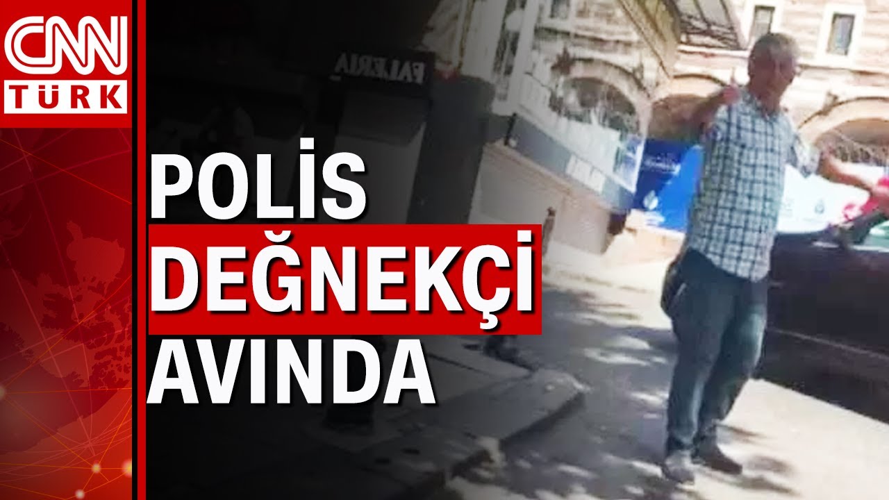 Değnekçinin baltayı taşa vurma anı! Polisten park parası istedi
