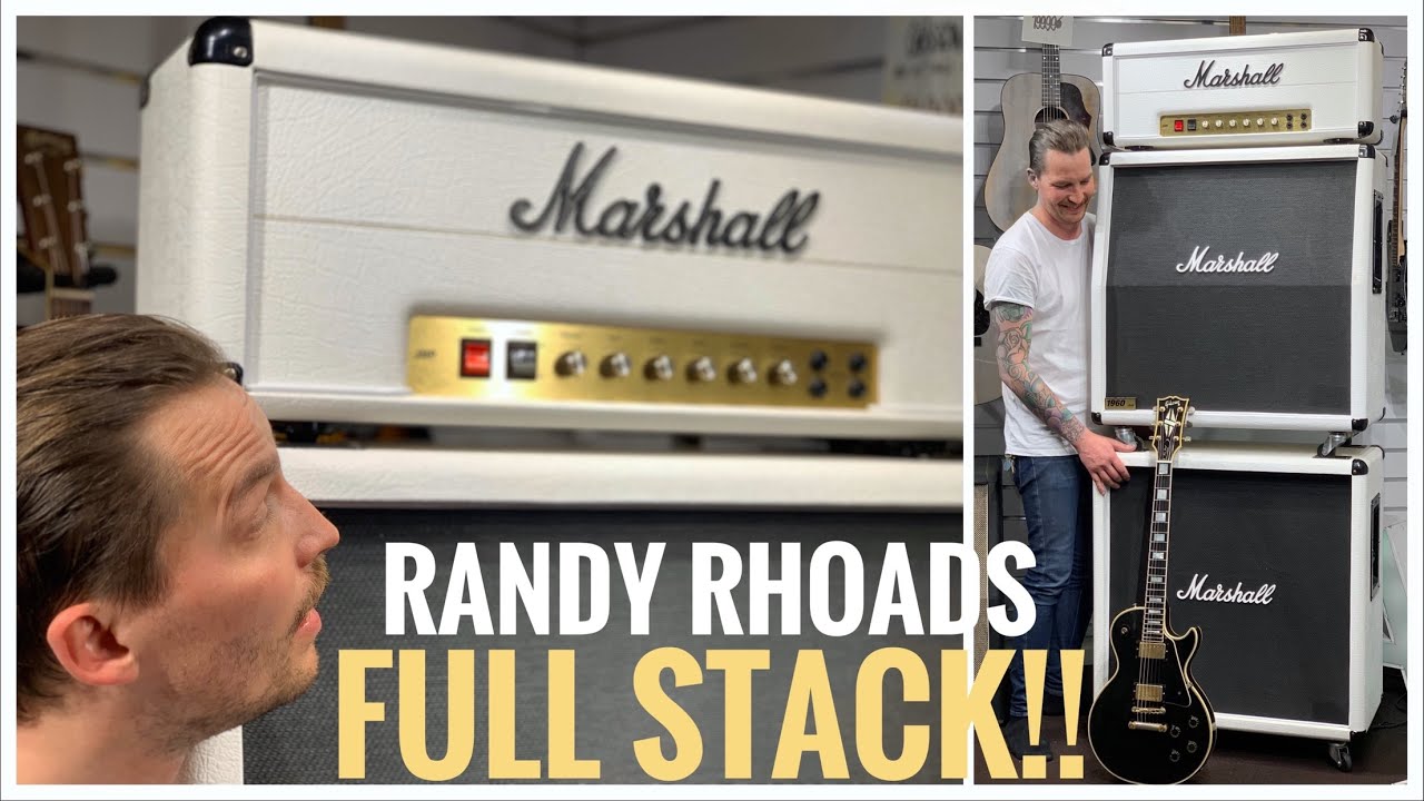 Marshall 1959RR RANDY RHOADS Full Stack! Ultimate 1980s TONE!