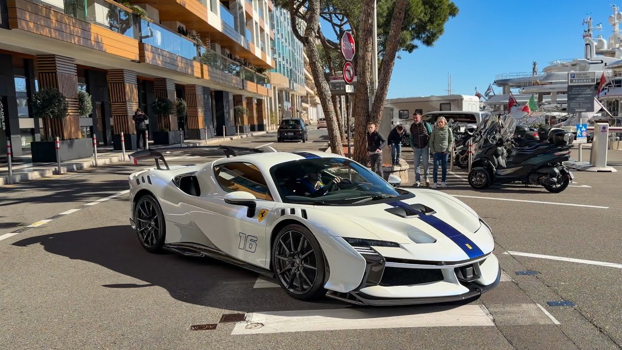 Ferrari SF90 XX rolling in Monaco, Carspotting In Monaco Vol.357