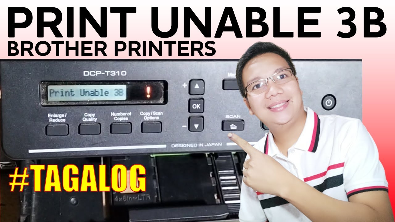 PRINT UNABLE 3B || ALL MODEL OF BROTHER PRINTERS