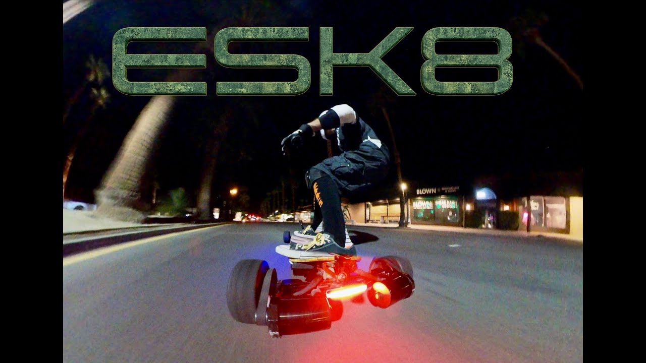 Esk8 35 ,Electric skateboard , night ride.