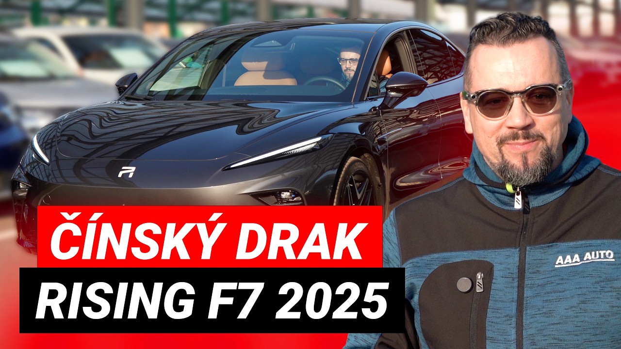 Tesla zvenku, Mercedes uvnitř? Čínský Rising F7 v AAA AUTO