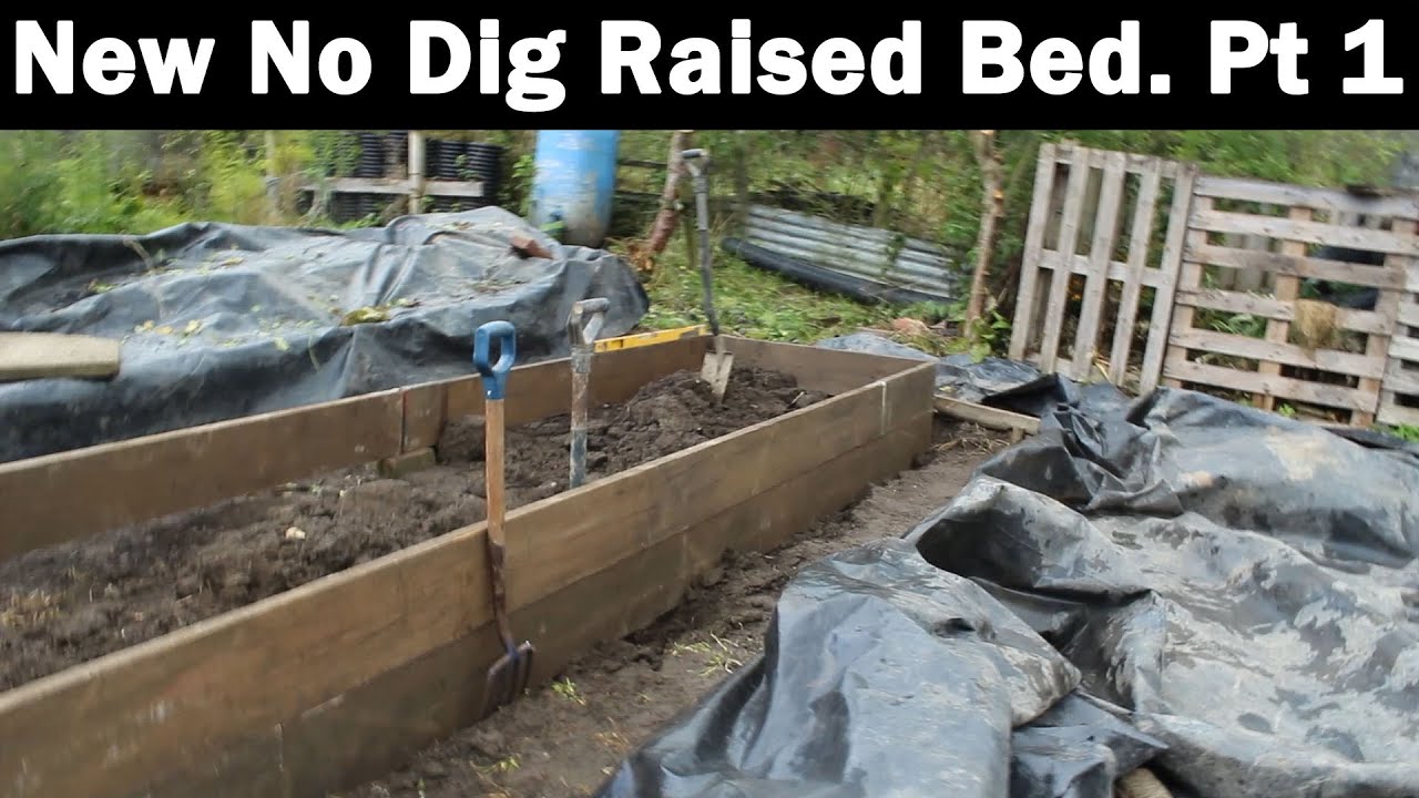 New No Dig Raised Bed | Part 1 | Allotment Garden | Green Side Up