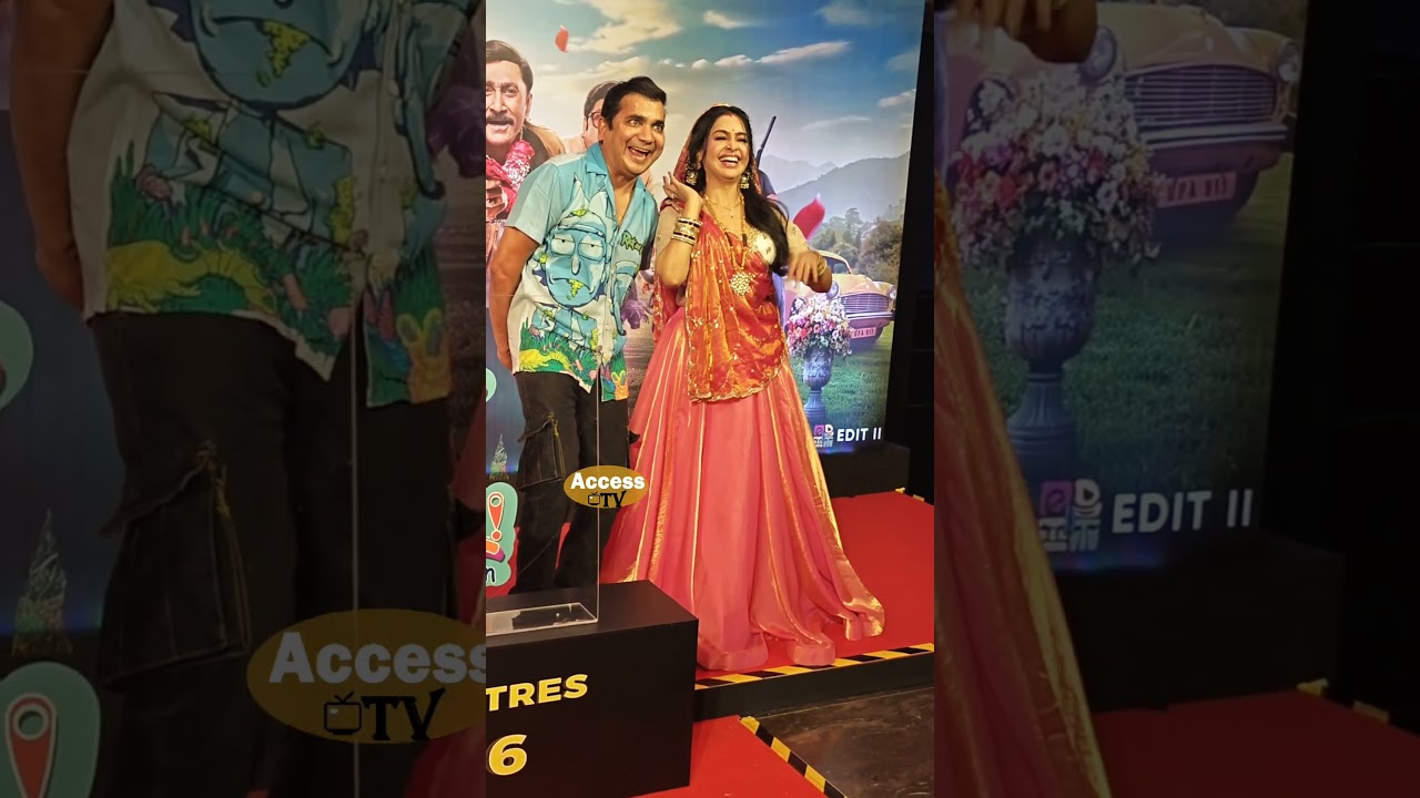 Shubhangi Atre Aka Angoori,Manmohan Tiwari,Anokhelal Saxena At Bhabiji Ghar Par Hain Movie Trailer