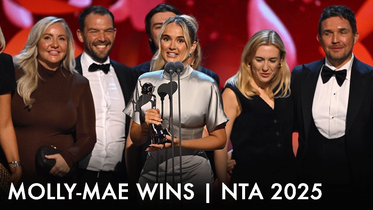 Molly-Mae wins Authored Documentary award at National TV Awards 2025!