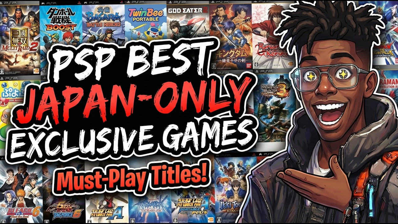 Top 50 Best Japan-Only PSP Exclusive Games You Never Played