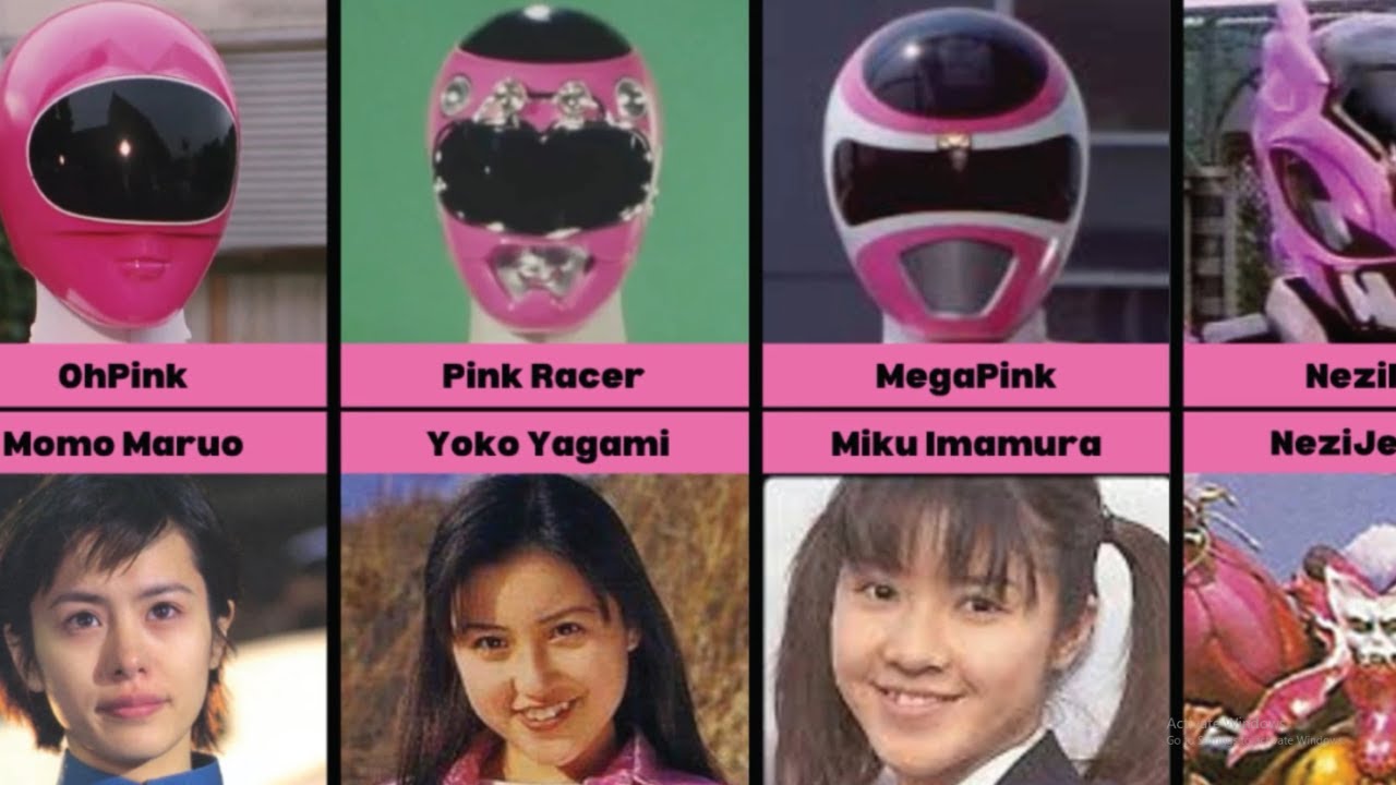 List: Pink Super Sentai (1975-2024)