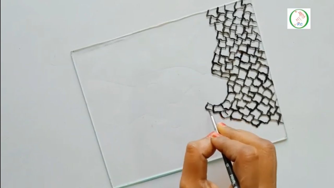 Simple glass painting designs | glass painting images | Different types of glass painting