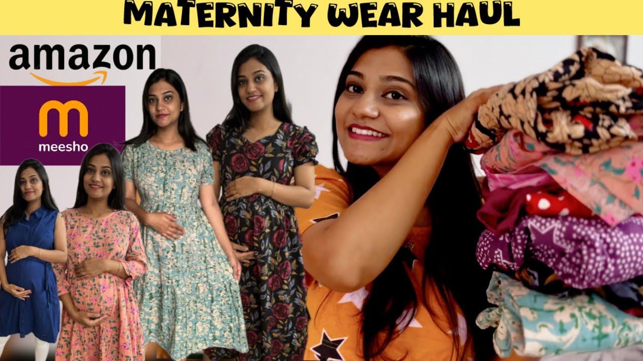 Maternity Wear Haul at Rs.375 | affordable Kurtis & dresses | pregnancy | #pregnant #haulvideo