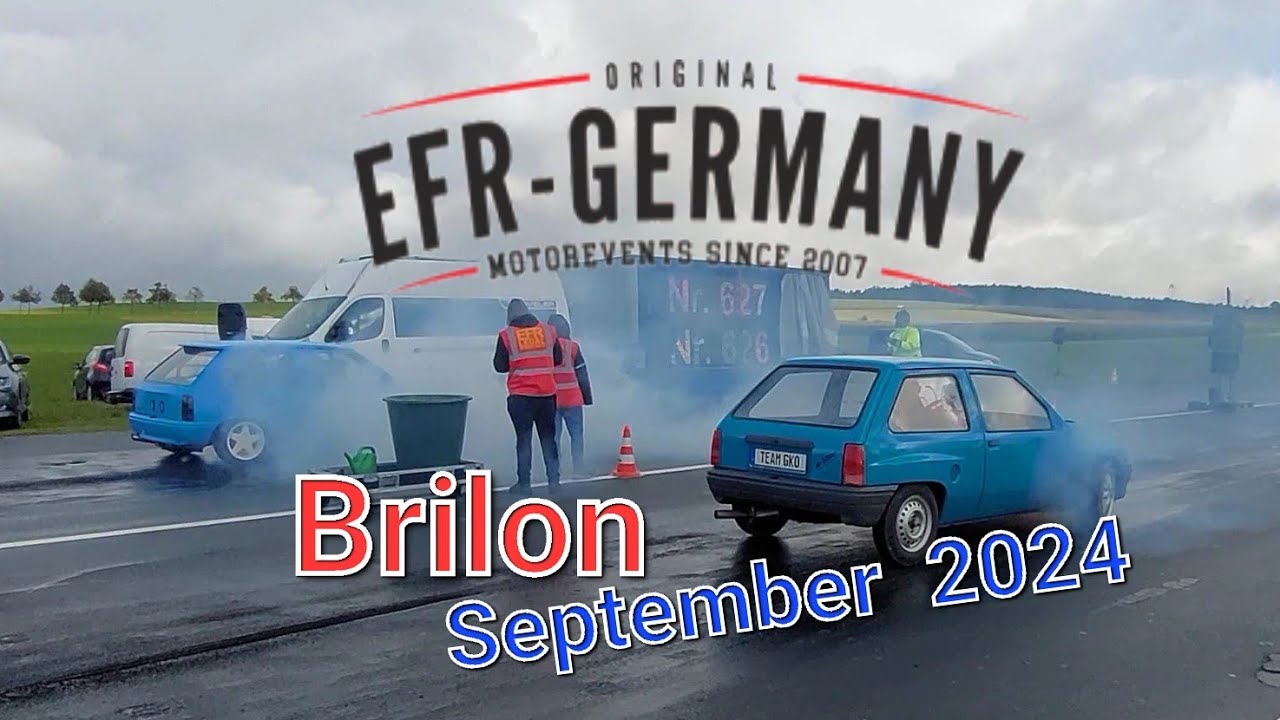 Burnout- & Vollgasparty auf dem Flugplatz | EFR-Germany in Brilon