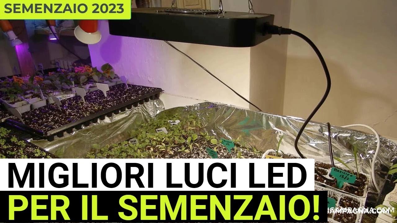 SEMENZAIO: luci LED per piantine, come scegliere le migliori!