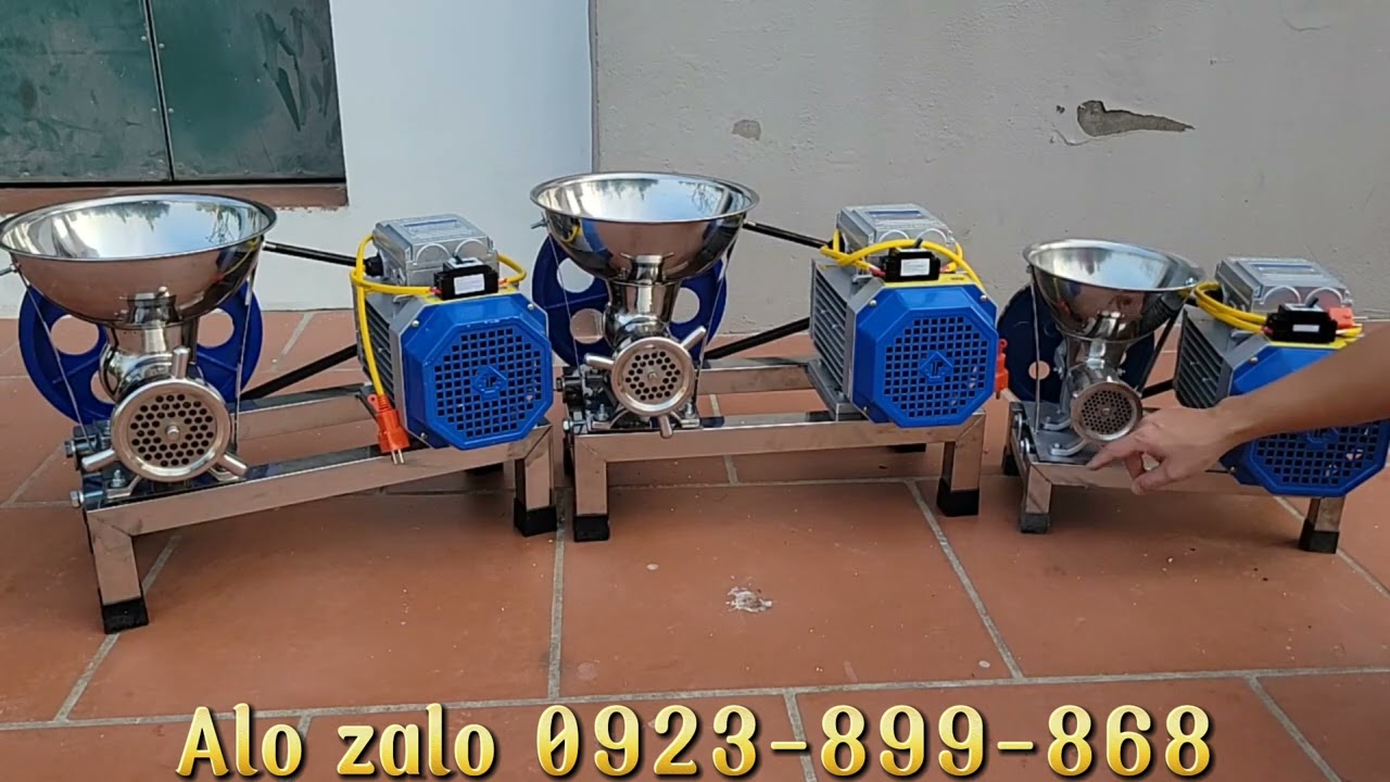 máy đùn thịt ,đùn xương 12 - 22-32 inox dòng cao cấp xay đa năng tôm,cua,cá,làm cả cám viên