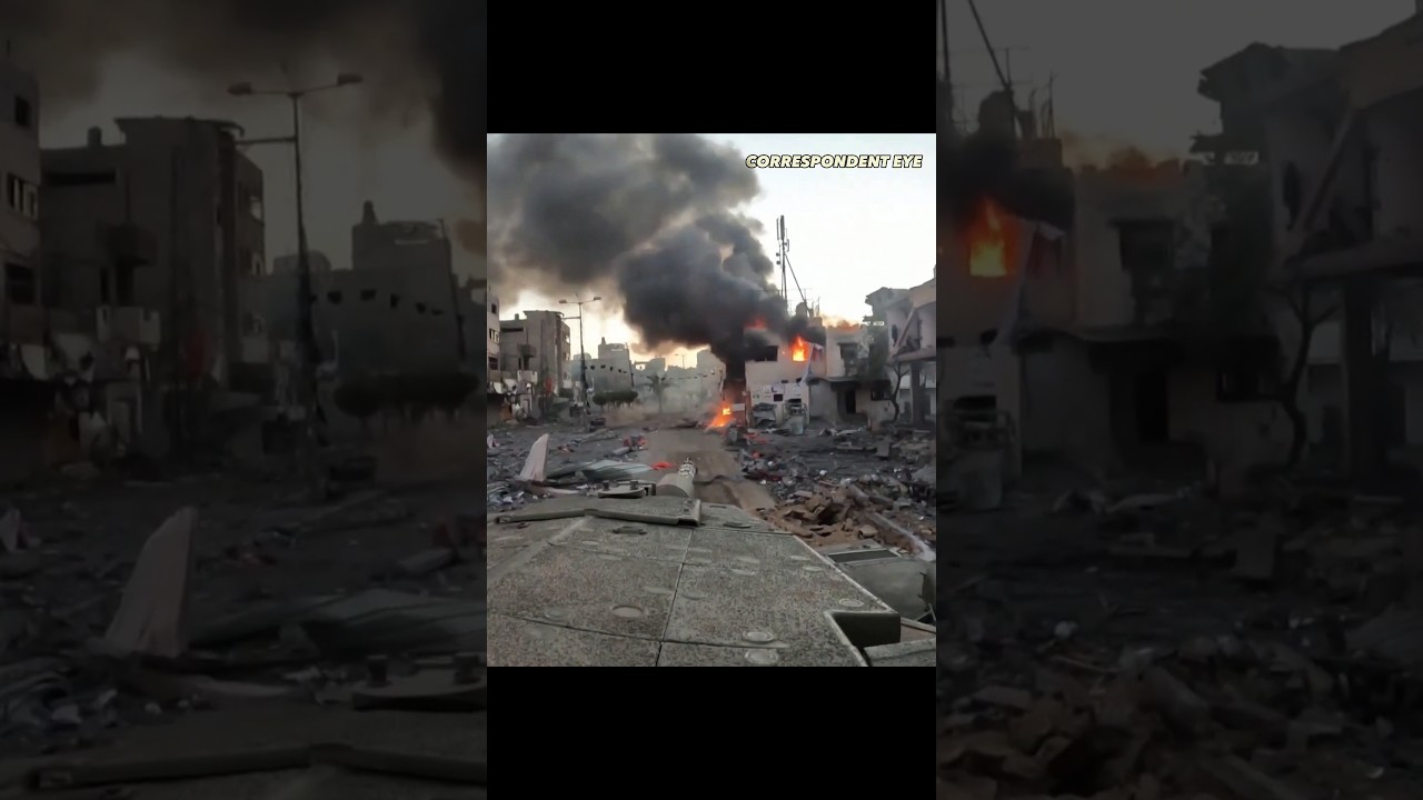A glimpse of Israeli ground operation in Gaza #israelhamaswar