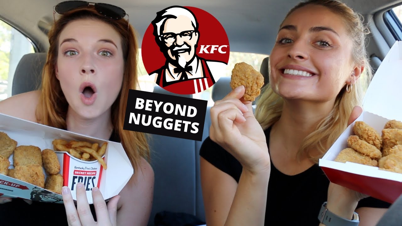 NEW KFC BEYOND CHICKEN! Taste test/ mukbang!