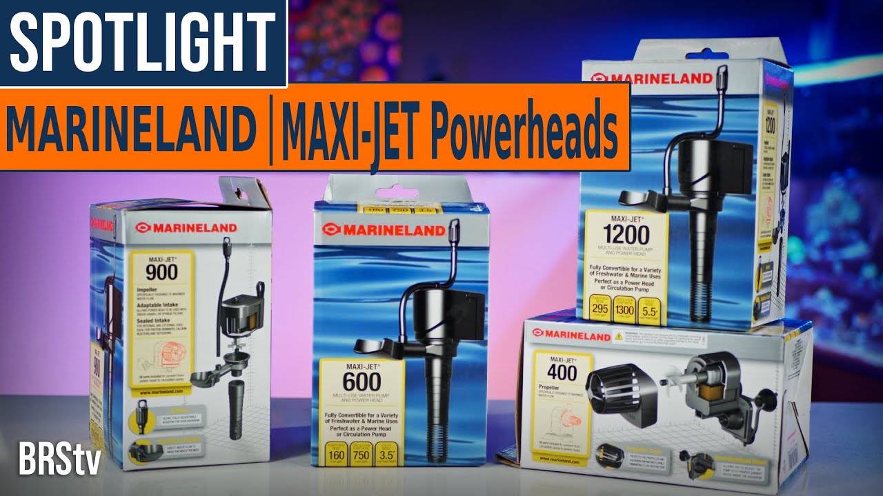 From Reef Tank Flow to Maintenance... Marineland Maxi-Jet Powerheads Have You Covered!