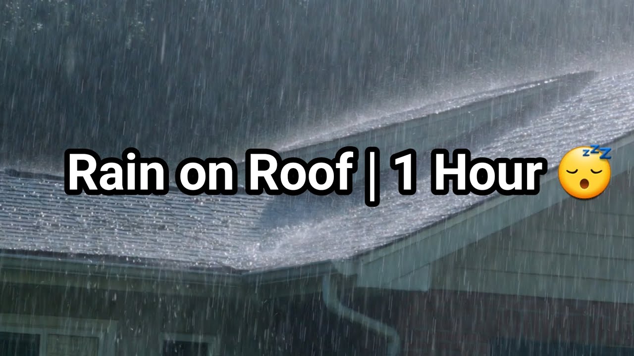 Heavy Rain on Tin Roof | 1 Hour of Deep Sleep Ambiance | Dreamscape ASMR 