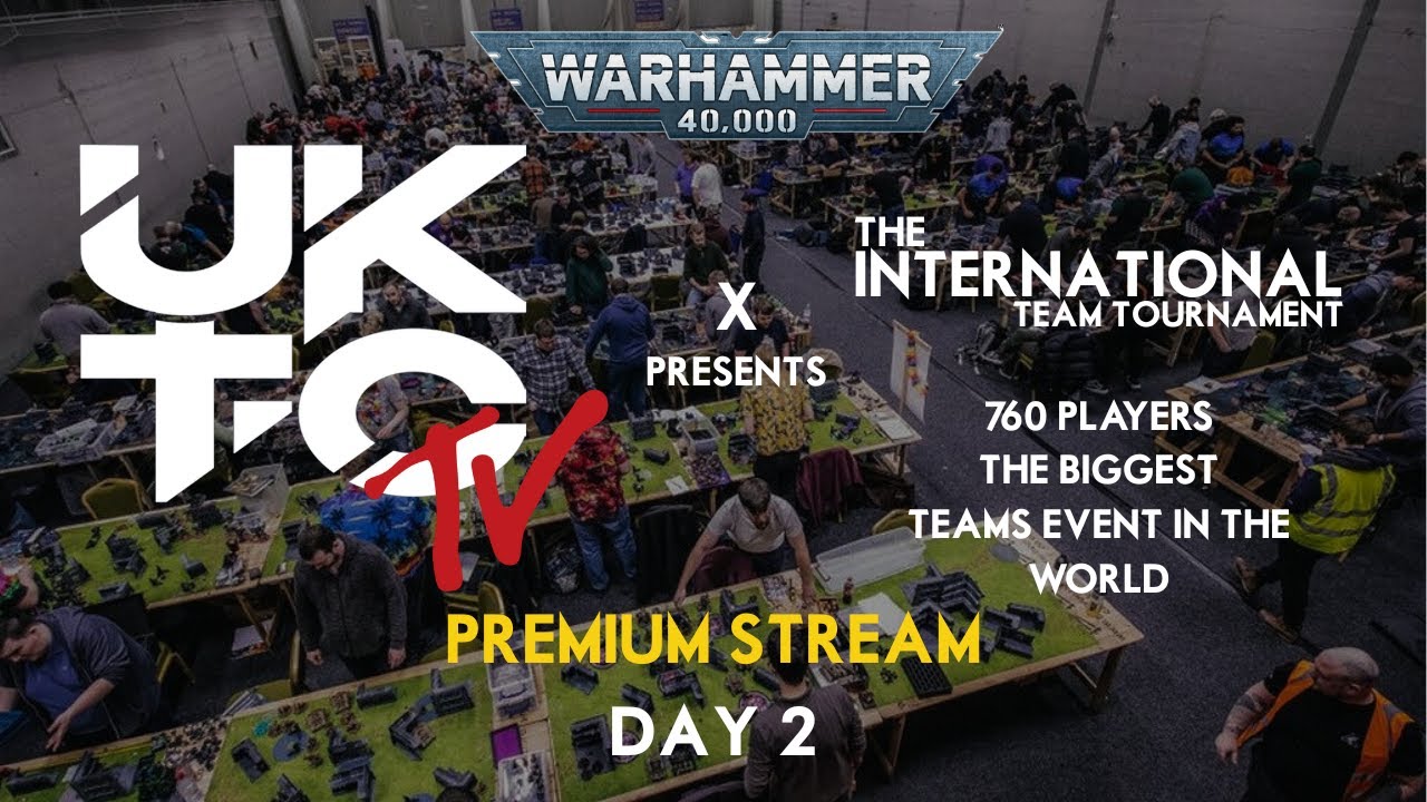 🔴 Warhammer 40k LIVE @ The UKTC Winter I. T. T. | Day 2 | Live | Premium Stream