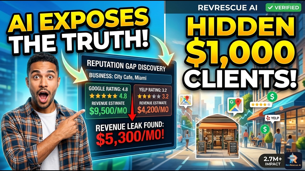 🏆 RevRescue AI Review 2026 | AI Finds Local Businesses Losing Money & Generates Leads