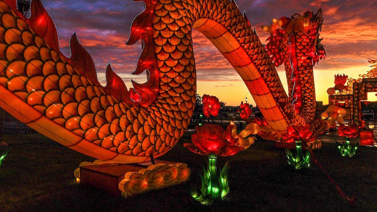 Drift like a dragon through the Syracuse Chinese Lantern Festival