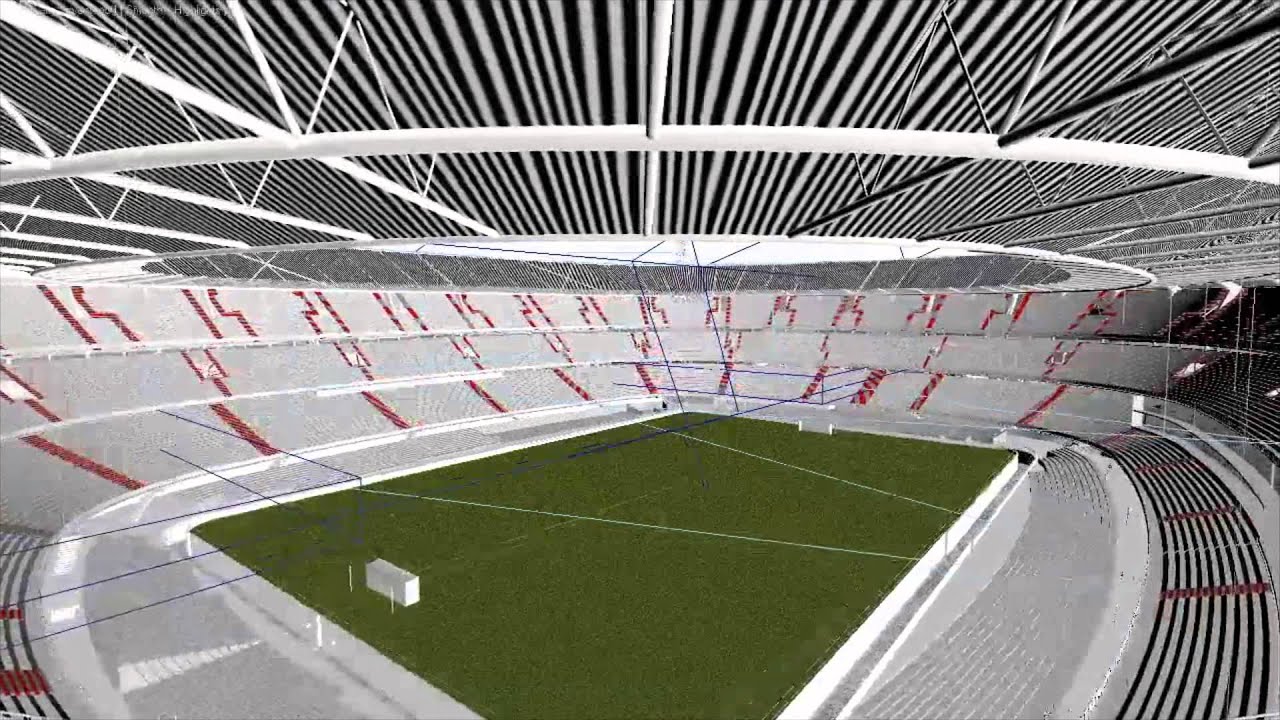 Red de Kuip Animatie. Inclusief het prachtige zicht op de Kuip vanuit het FKRotterdam kantoor.