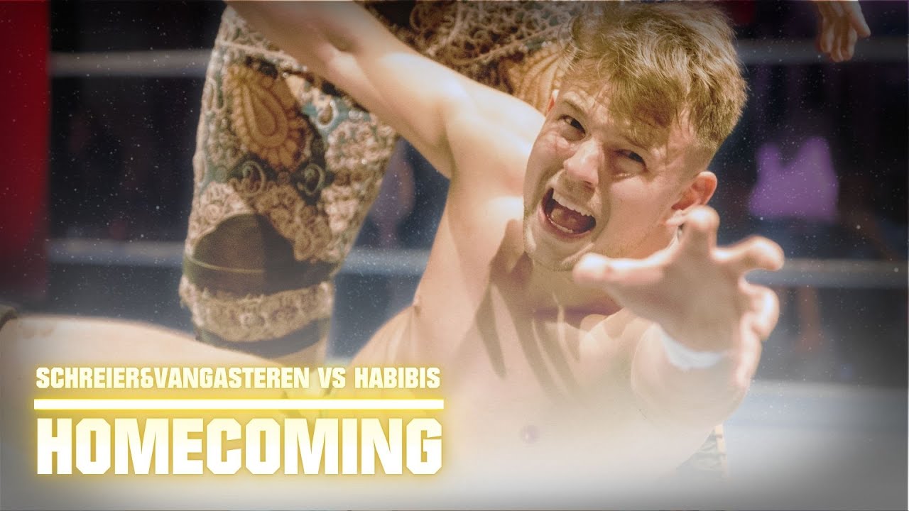 WRESTLING - FULL MATCH! Leon Van Gasteren & Nick Schreier vs The Habibis - Catch Factory Homecoming