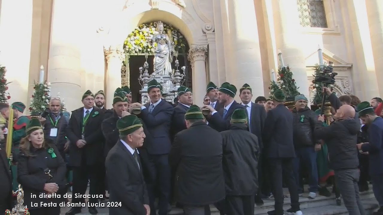 🎦▶️ in diretta da Siracusa (1a parte) “La festa di Santa Lucia”  13 Dicembre 2024
