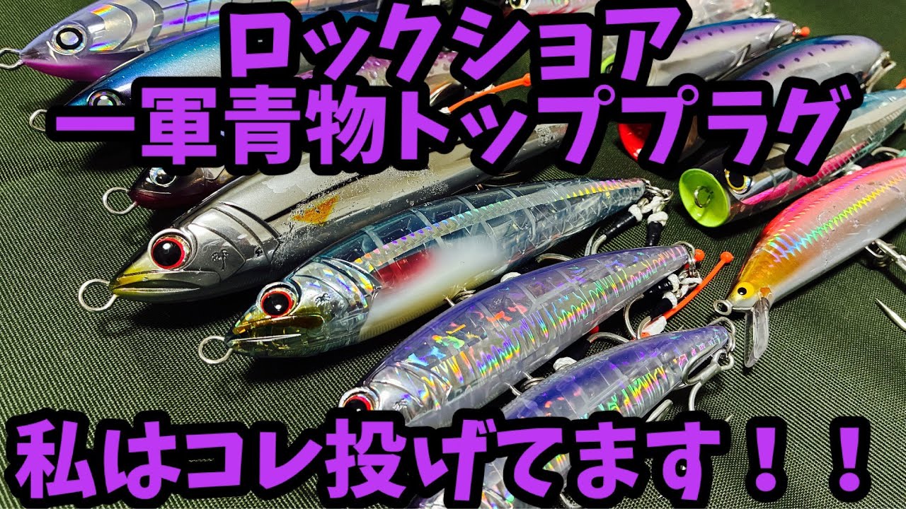 【ロックショア】青物トッププラグ徹底紹介