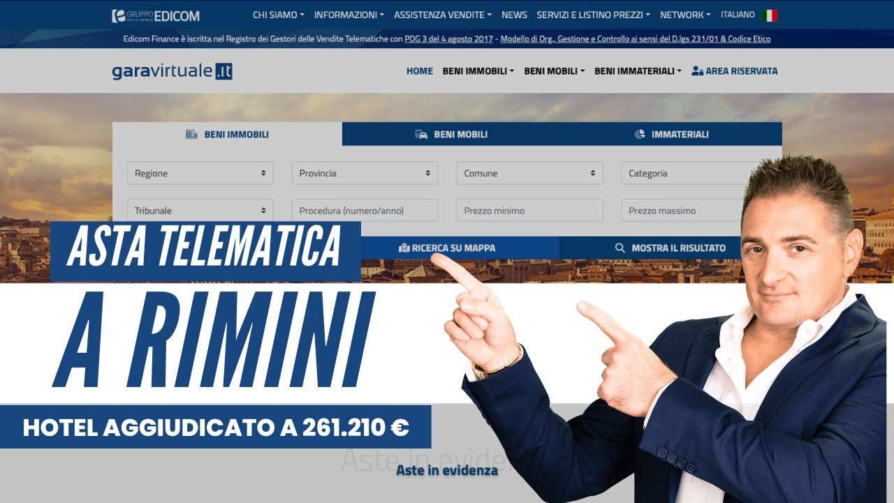 Asta Telematica a Rimini - Hotel all'Asta!