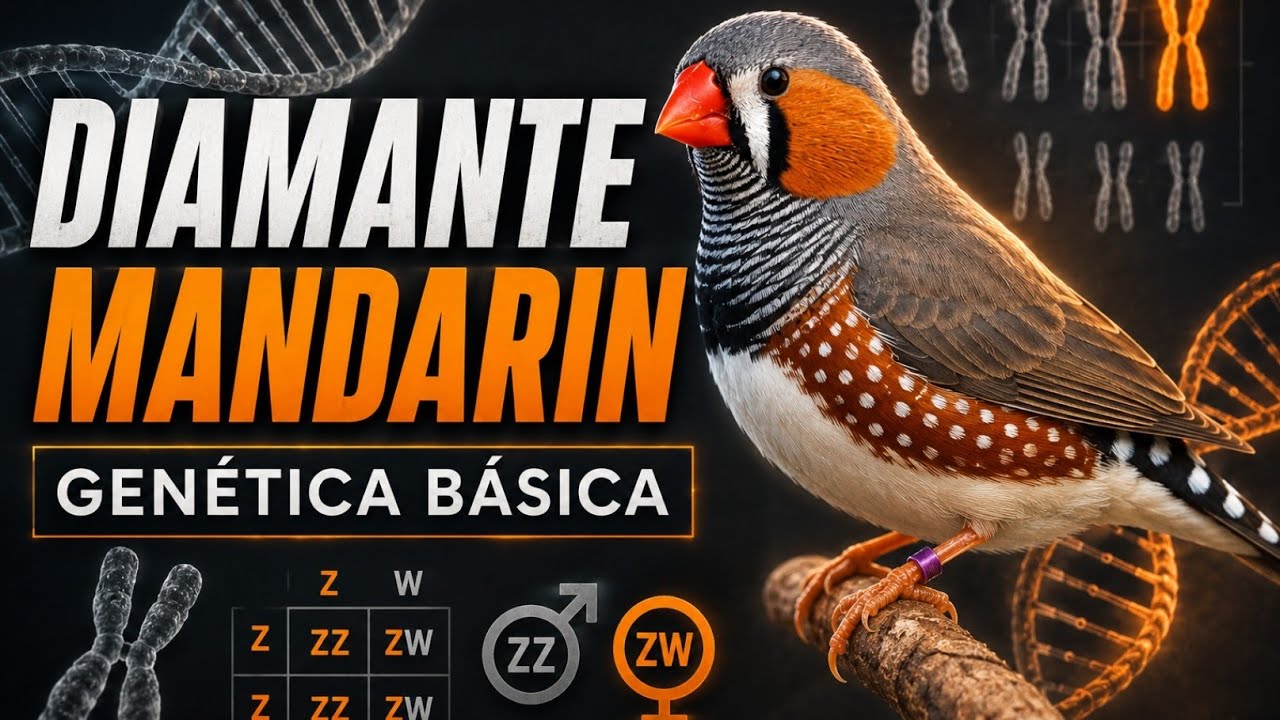 Genética básica en diamante mandarín