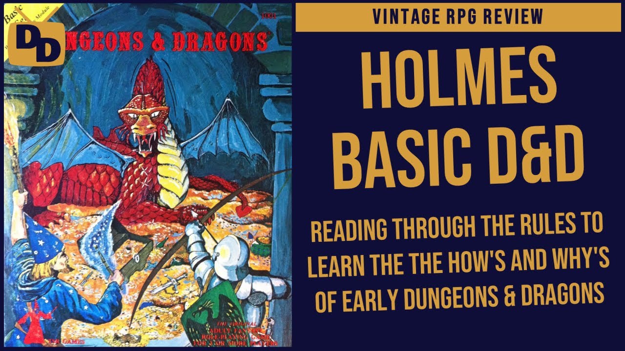 Holmes Basic Dungeons & Dragons | A Deep Dive into the How and Why of Early D&D | 1977