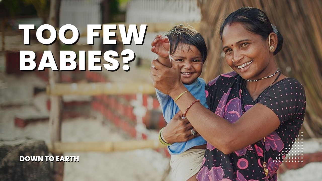 Why is India&rsquo;s Population Growth Slowing? Fertility Crisis Explained | DTE News