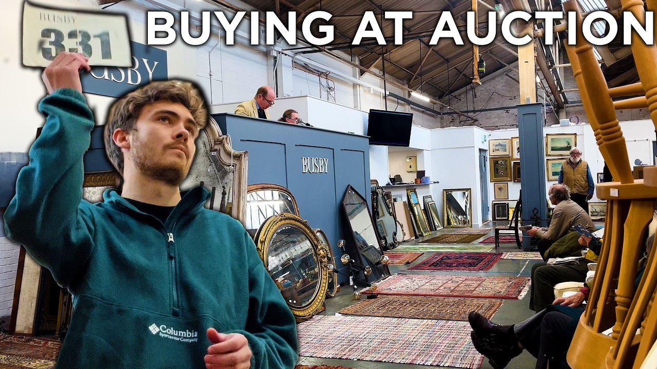 Buying Stock for My Antique Shop at Auction (Full Haul)