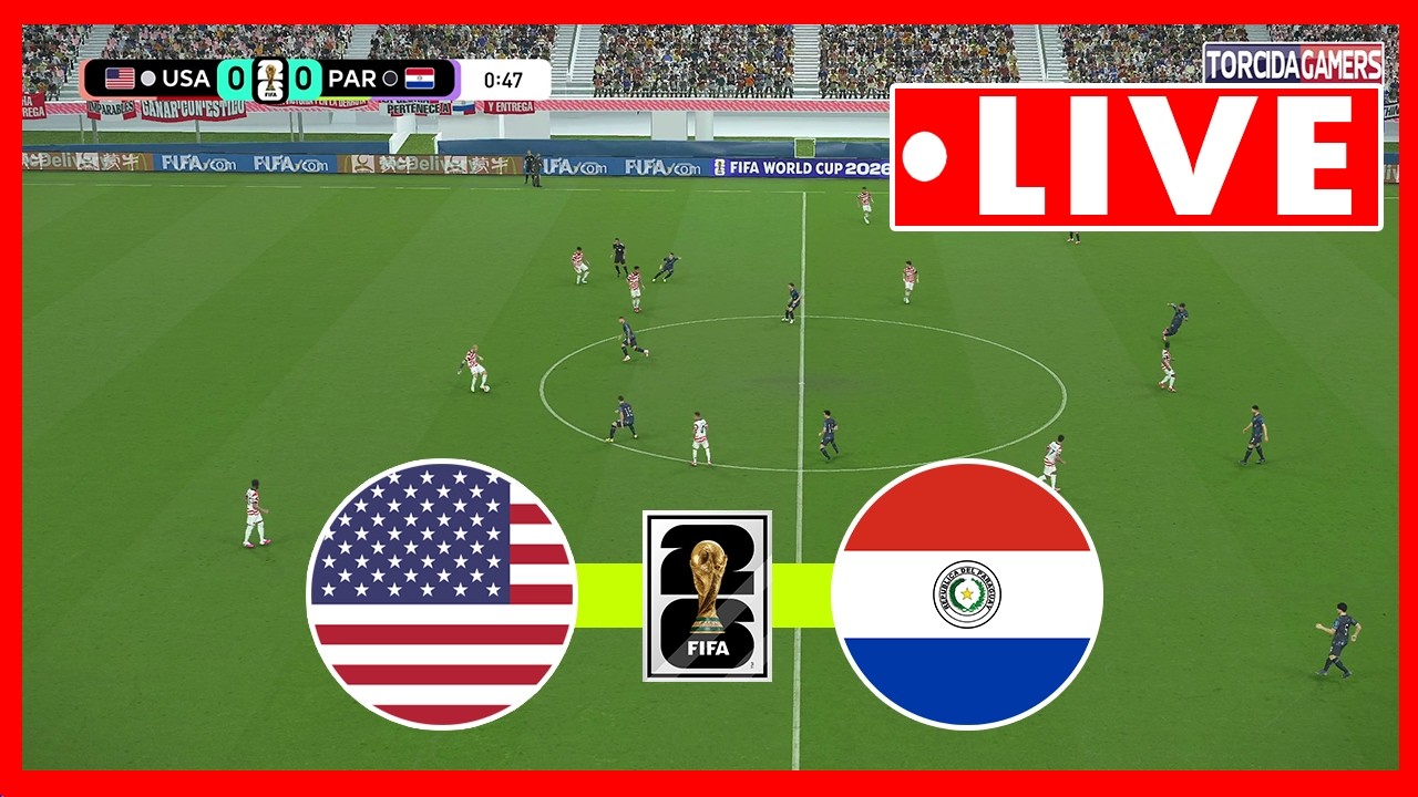 USA vs Paraguay | FIFA World Cup 2026 | eFootball PES 2021 Simulation