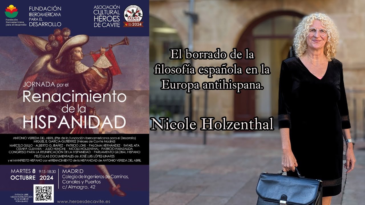 El borrado de la filosofía española en la Europa antihispana. Nicole Holzenthal
